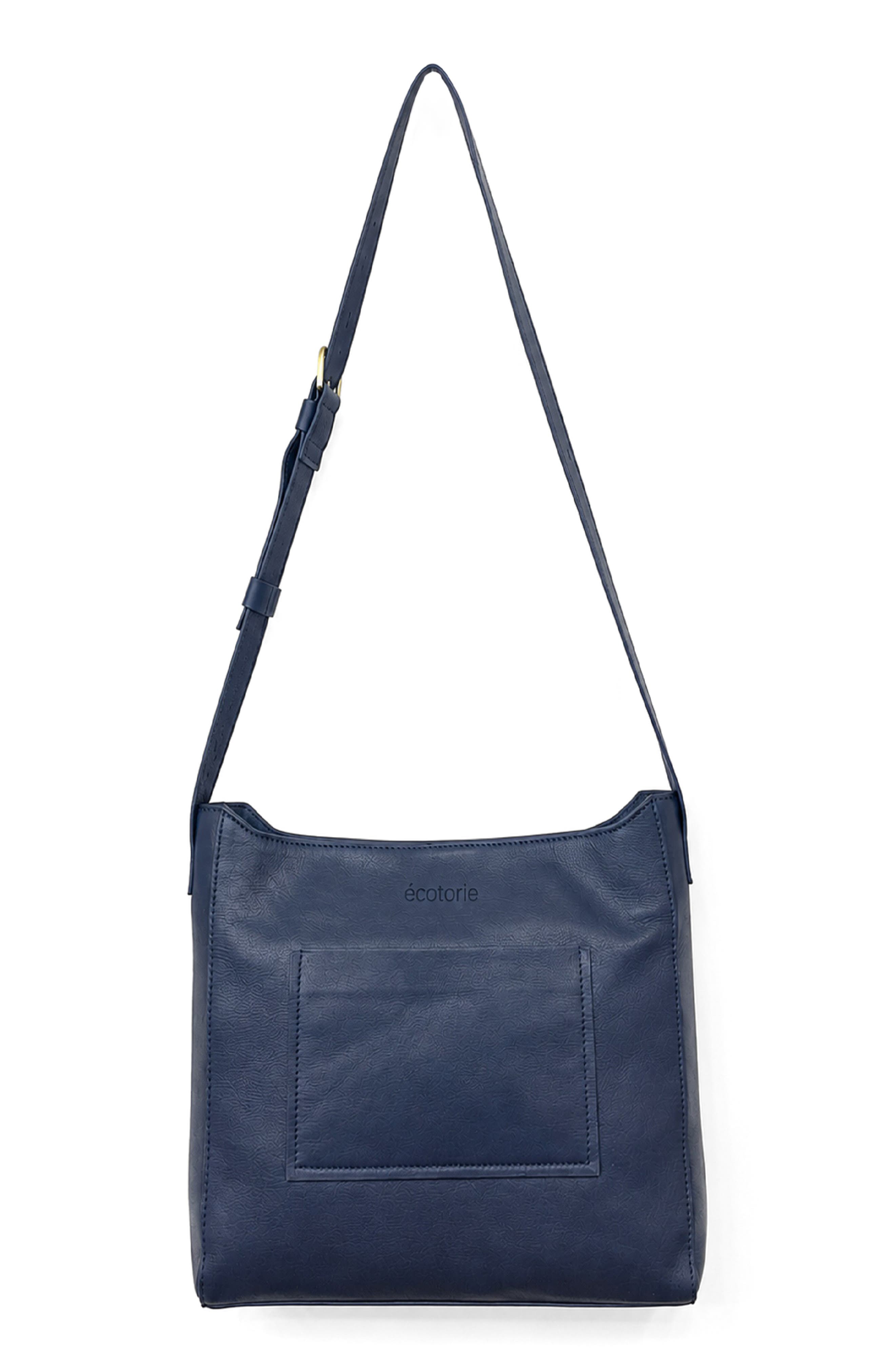 Brigitte Leather Crossbody Bag, Main, color, MIDNIGHT