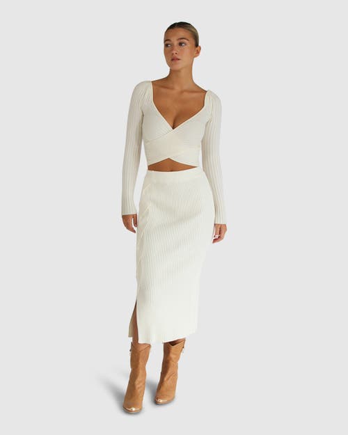 Belle & Bloom All My Life Knit Midi Skirt