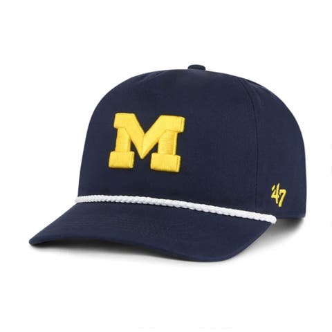 Men's '47  Navy Michigan Wolverines Rope Hitch Adjustable Hat