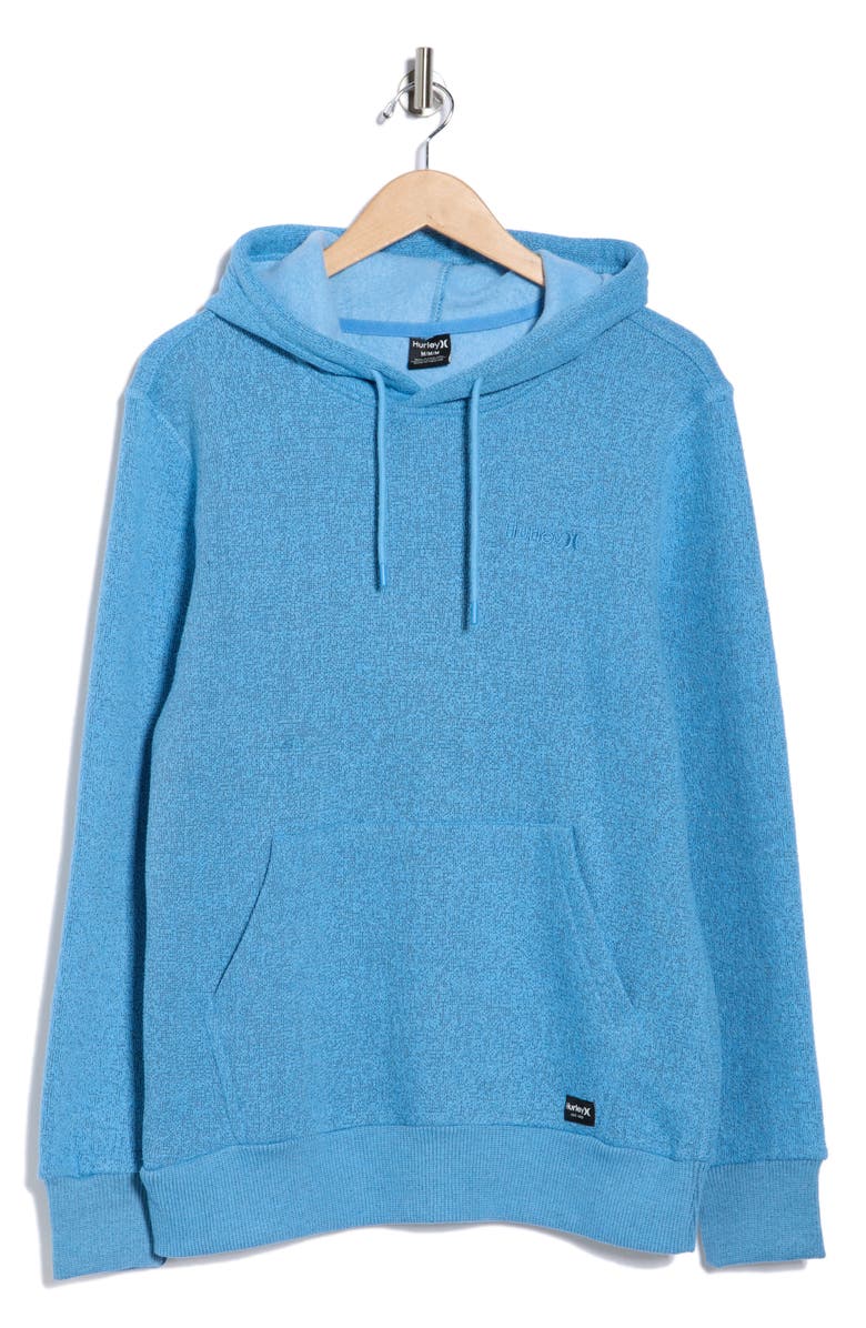 Hurley Fleece Hoodie, Alternate, color, Blue
