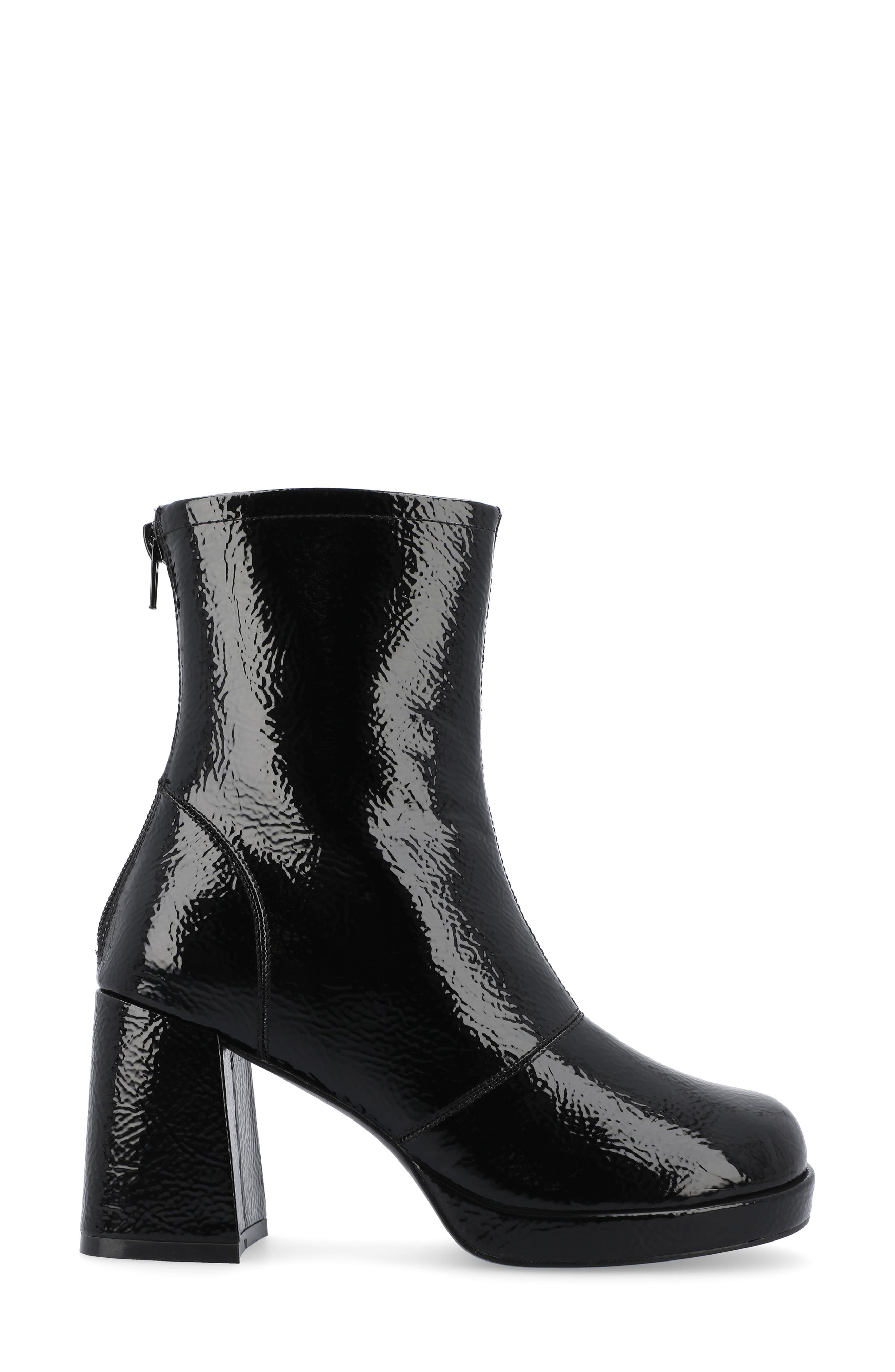 Journee Collection Aylani Bootie, Alternate, color, Black