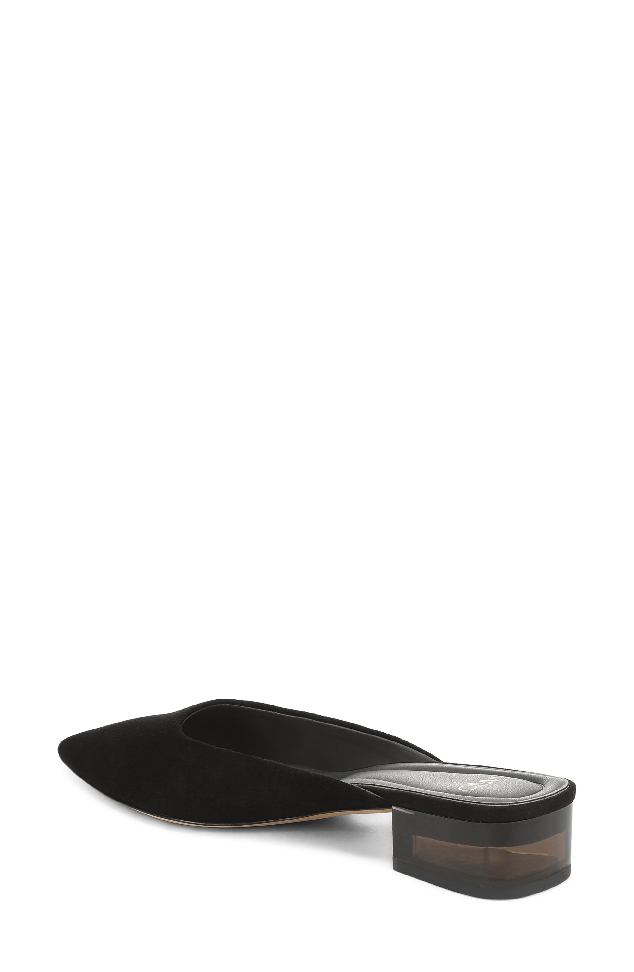 Bennet Mesh Flat Mule, Alternate, color, BLACK