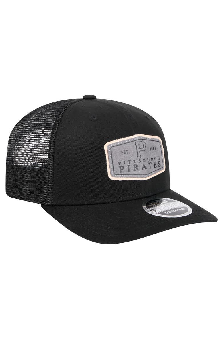 New Era Men's New Era Gray Pittsburgh Pirates Labeled 9SEVENTY Stretch-Snap Adjustable Hat, Alternate, color, Gray