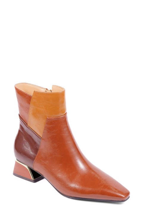 Rudy Faux Leather Pointed Toe Bootie