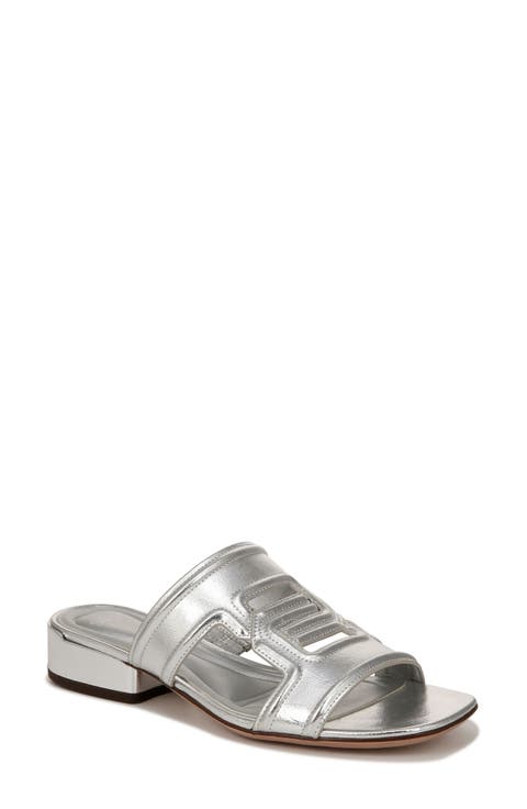 Marina Metallic Slide Sandal (Women)