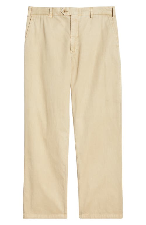 Rails Garrett Flat Front Cotton Pants In True Khaki