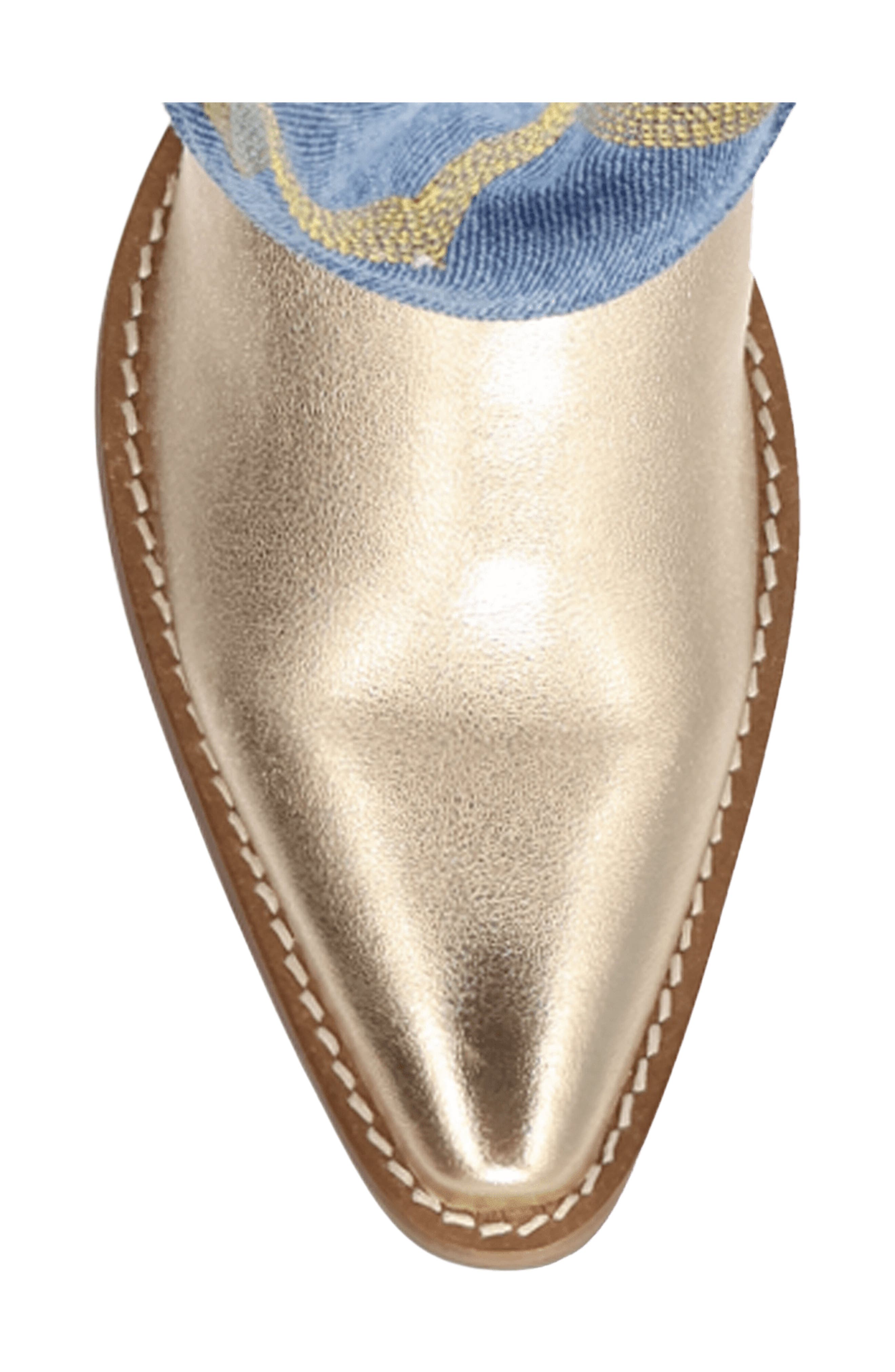 Southern Sass Western Boot, Alternate, color, GOLD