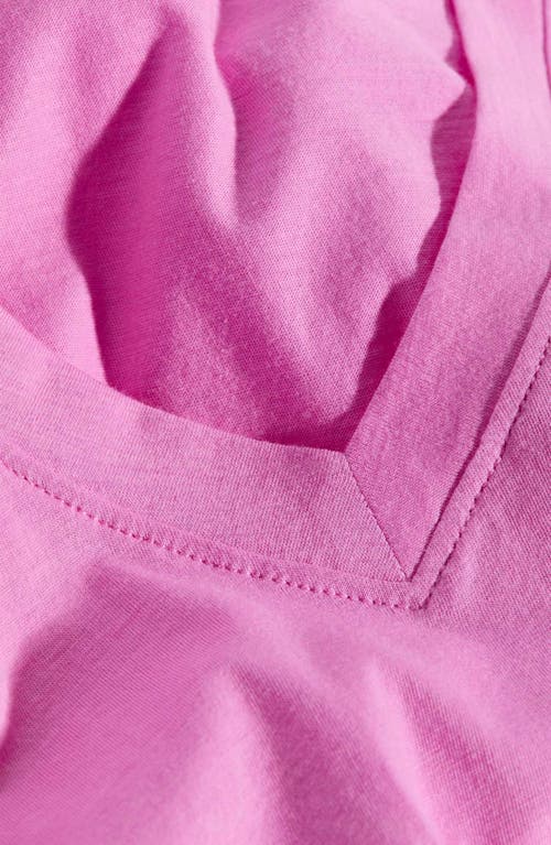 Vineyard Vines Clean Jersey V-neck T-shirt In Black Raspberry