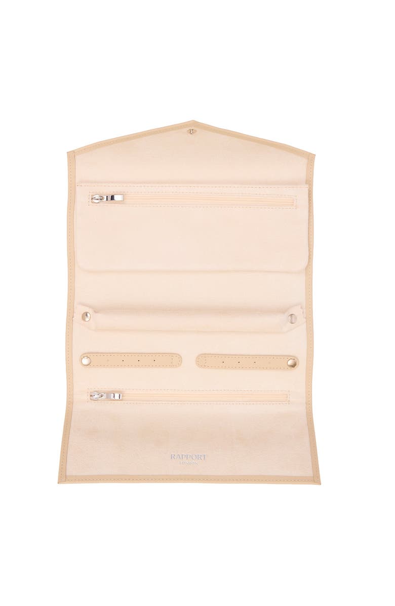 Rapport London Victoria Jewelry Roll, Alternate, color, Lamb