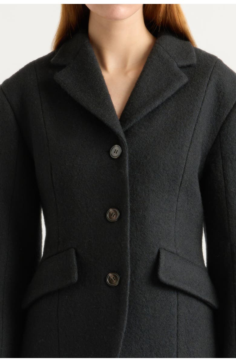 Modern Citizen Marina Wool-Blend Sculpted Blazer, Alternate, color,