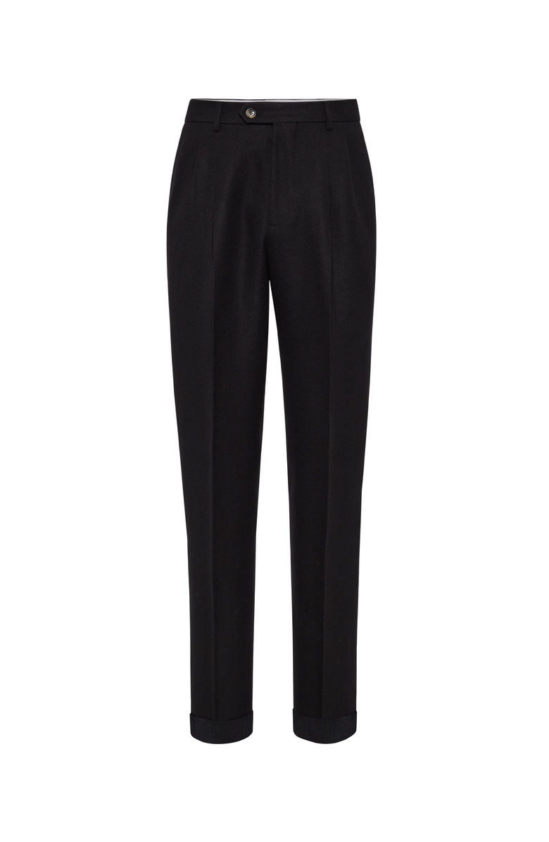 Brunello Cucinelli Diagonal twill trousers, Main, color,