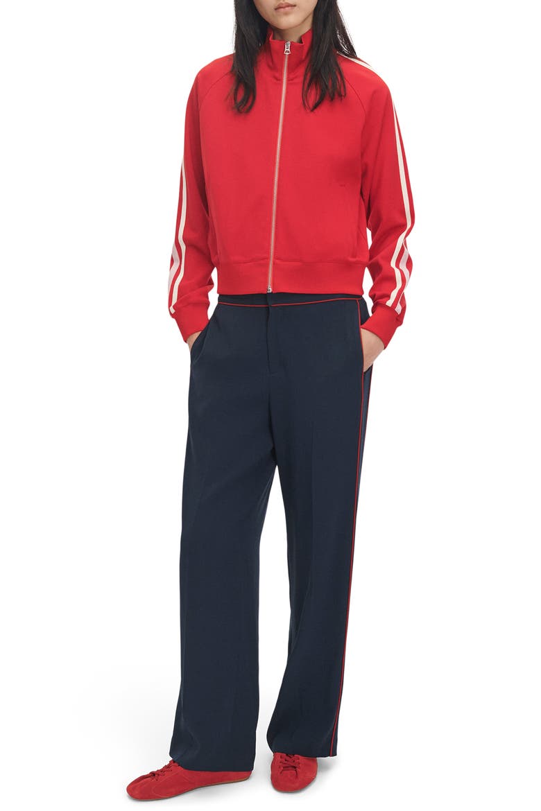 Irina Ponte Track Jacket, Alternate, color, RED MULTI