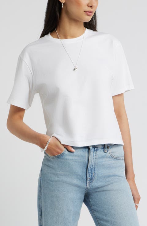 Relaxed Fit Pima Cotton Crewneck T-Shirt