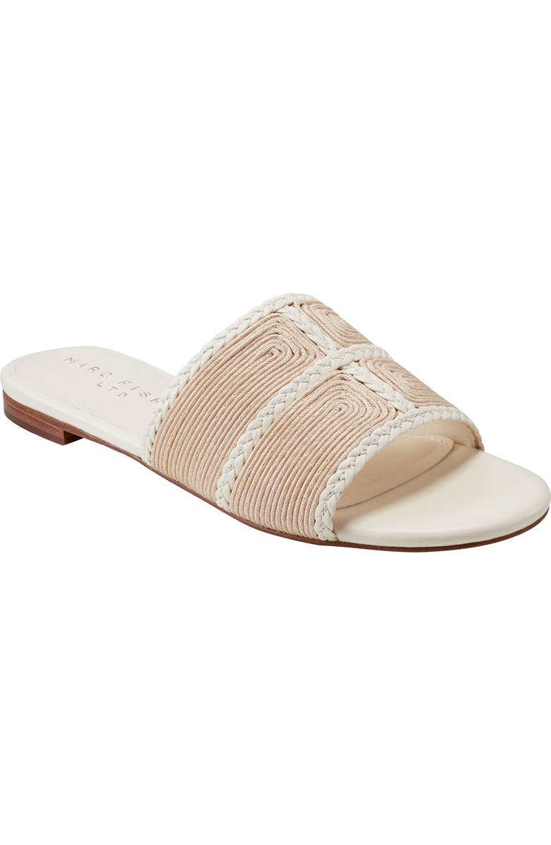 Marc Fisher LTD Zuri Slide Sandal, Main, color, Light Natural