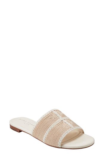 Marc Fisher Ltd Zuri Slide Sandal In Neutral