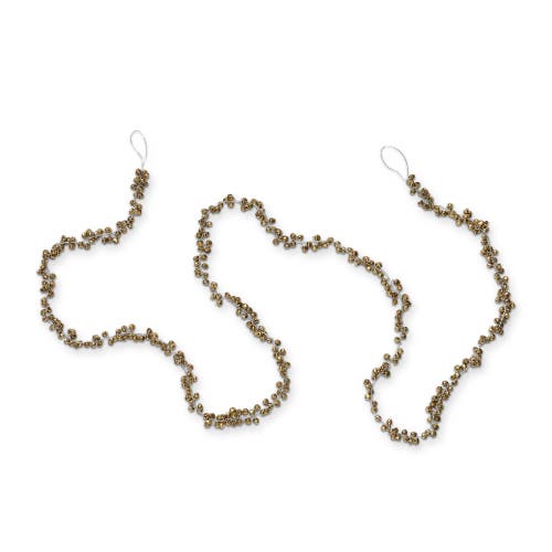 Tag Jingle Bell Garland Decorative Wall Hanging Antique Gold