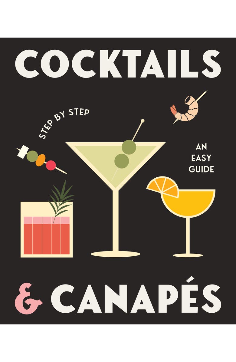 Simon and Schuster 'Cocktails & Canapés' Book, Alternate, color, Black