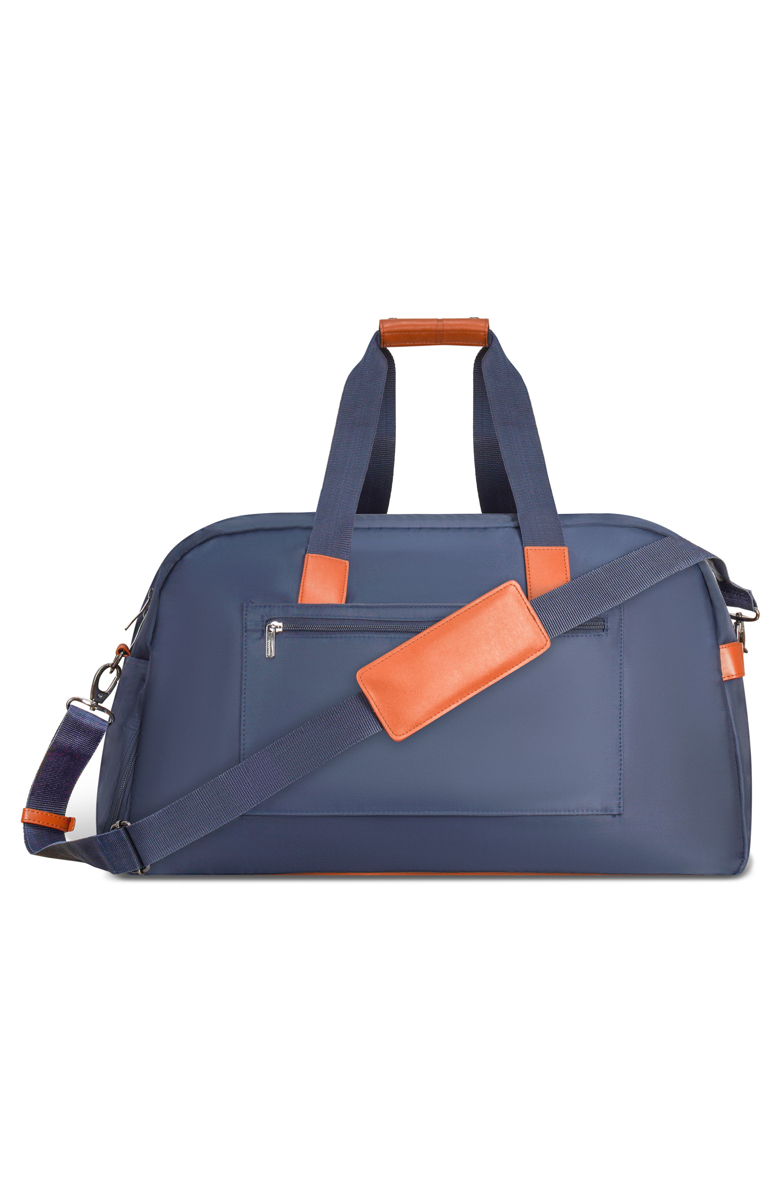 CHAMPS Nylon Duffle Bag, Alternate, color, Navy