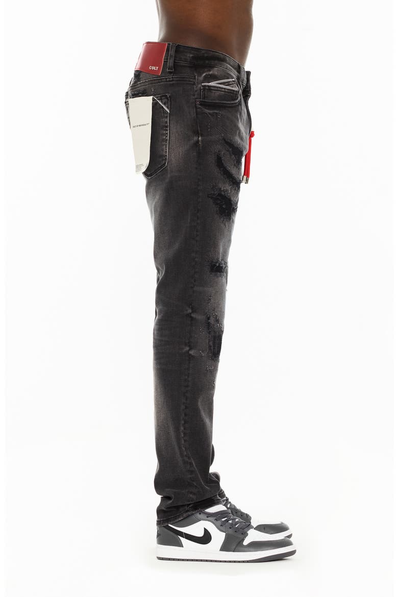 Rocker Slim Fit Straight Leg Jeans, Alternate, color, STERLING