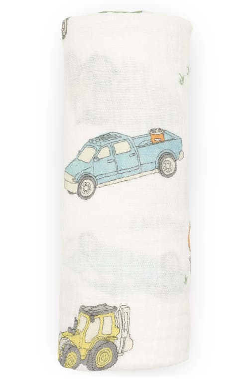 Little Unicorn Cotton Muslin Swaddle Blanket In Multi