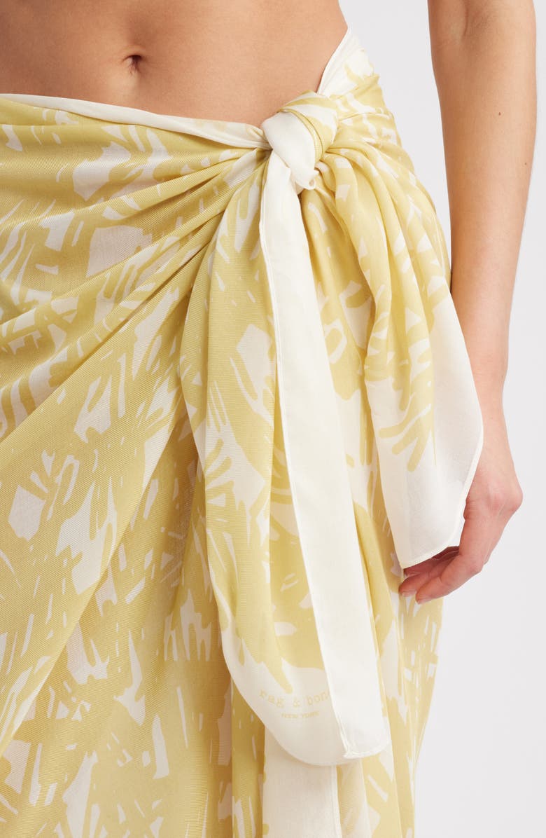 rag & bone Sally Sarong, Alternate, color, Yellow