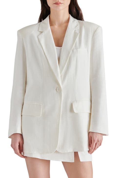 Imaan Oversize Linen Blend Blazer