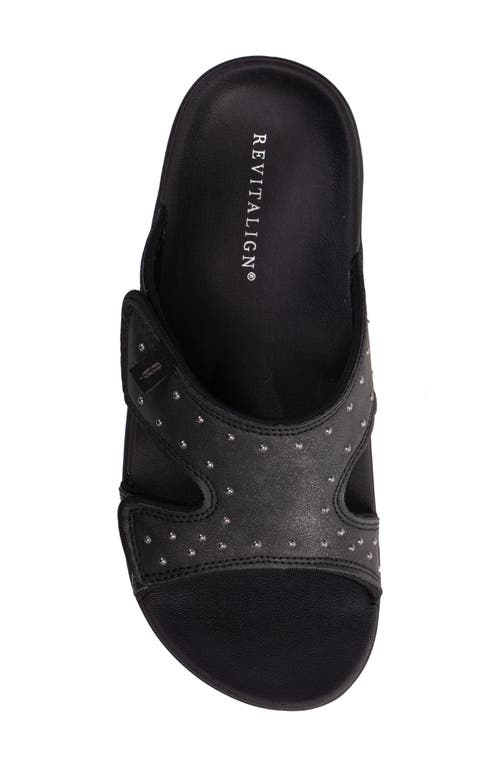 Revitalign Kholo Fresca Slide Sandal In Black