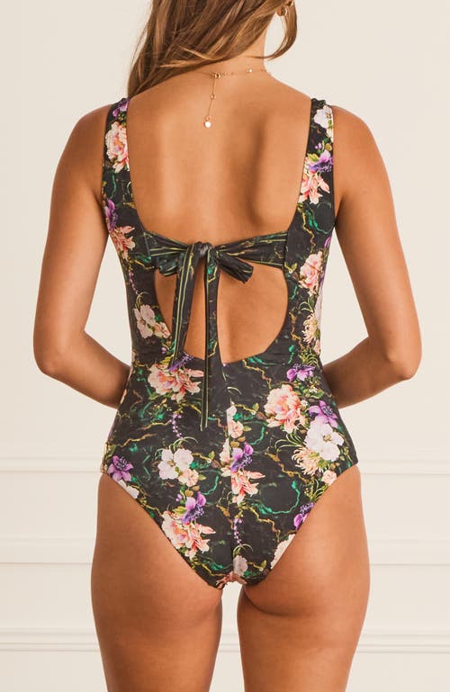 Aqua Blu Tempest Saige Dd/e Cup One Piece In Black