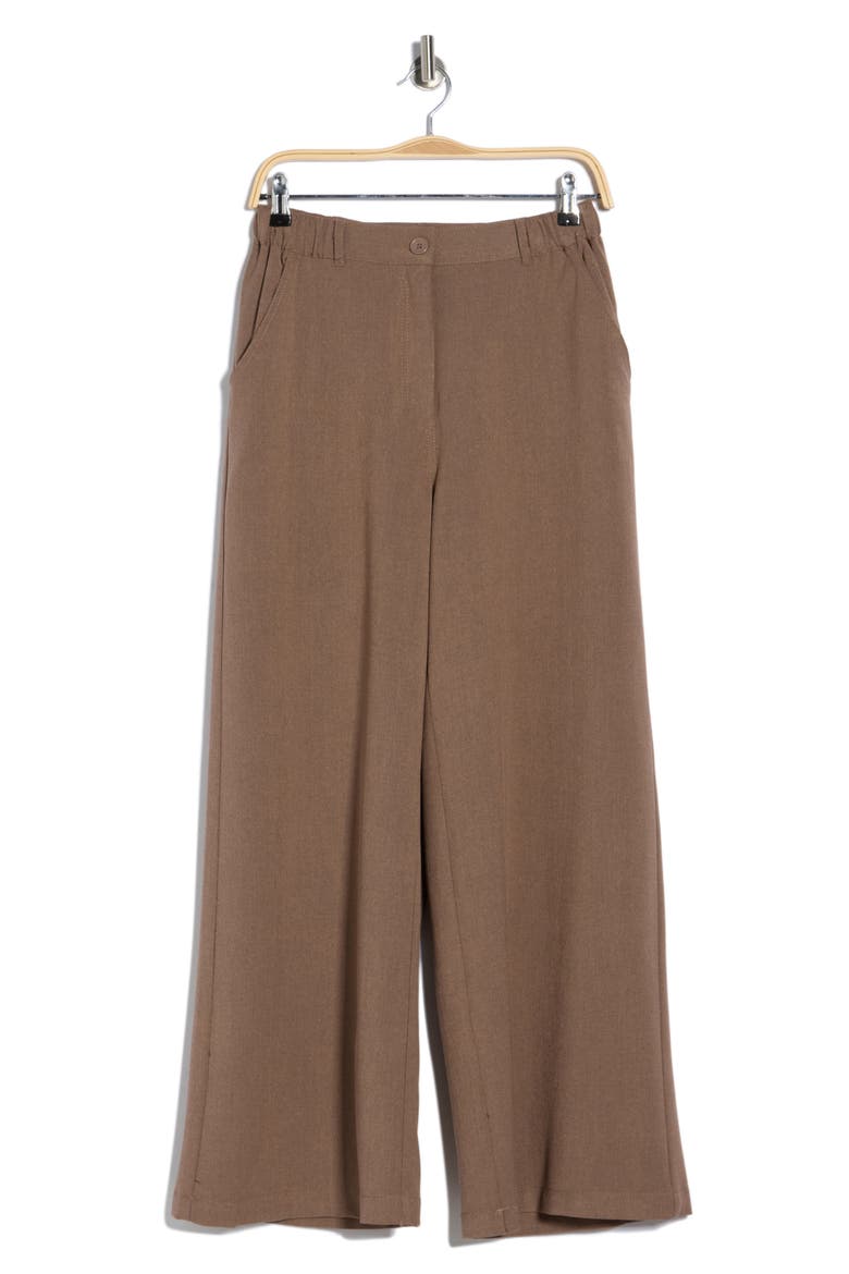Wide Leg Pants, Alternate, color, MUSHROOM