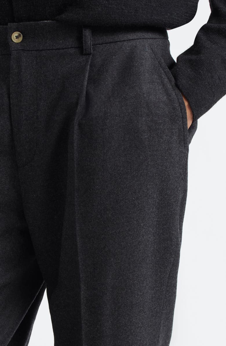 De Bonne Facture Pleated Wool Trousers, Alternate, color, 