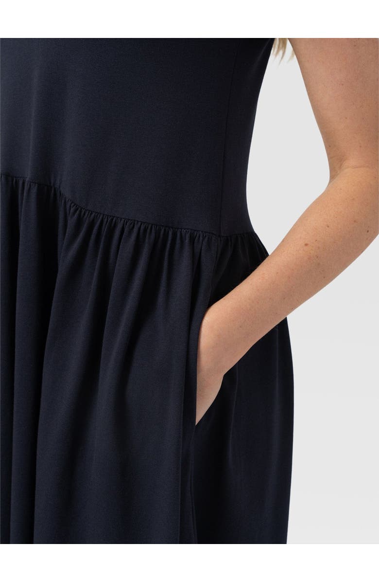 Saint + Sofia Bonnie V-Neck Dress, Alternate, color, 
