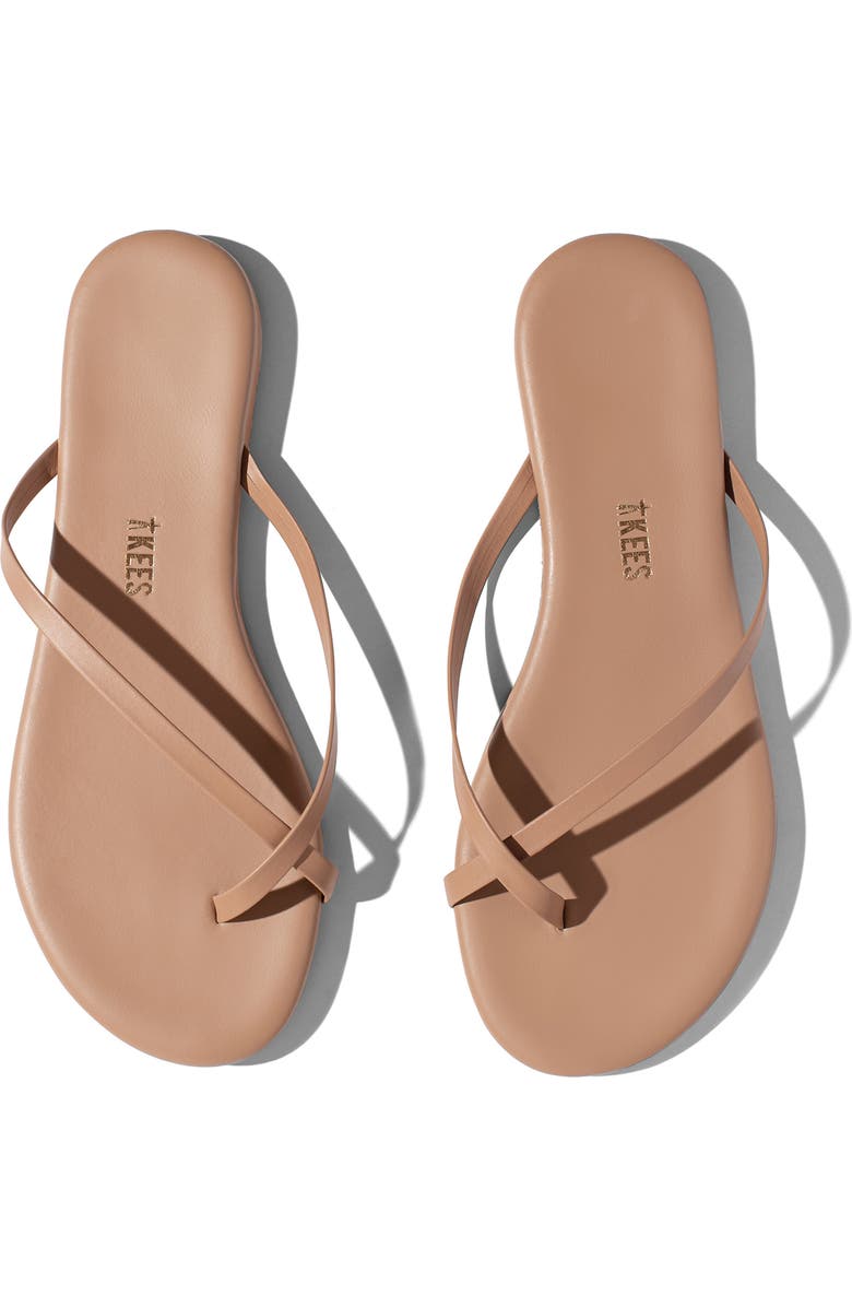 TKEES Riley Metallic Flip Flop, Alternate, color, Beach Bum