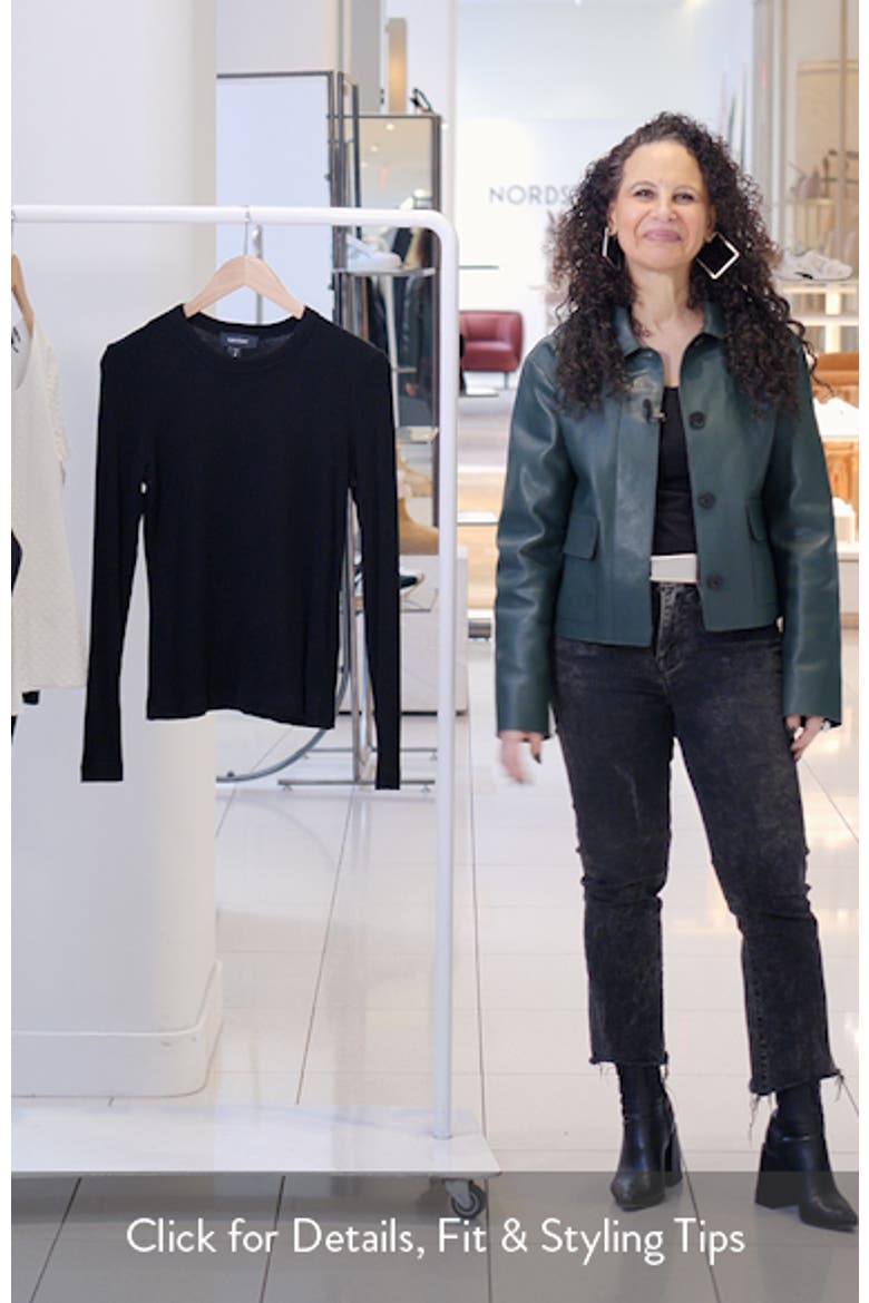 Long Sleeve Rib Top video