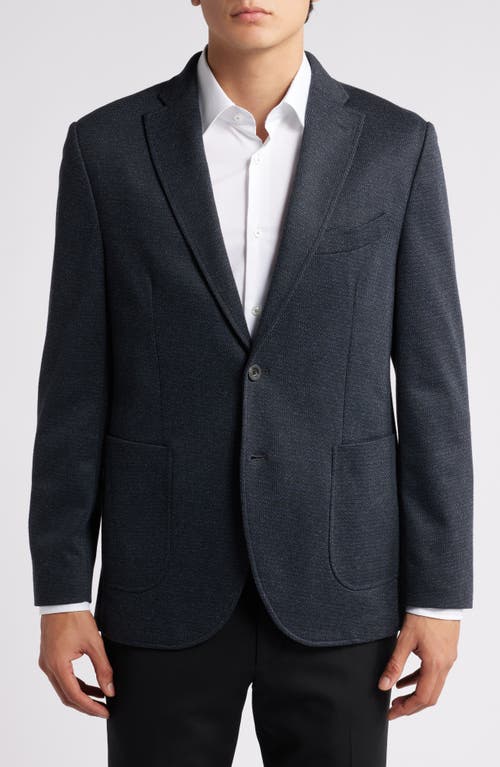 GRUNER 1949 Alfi Textured Knit Sport Coat in Blue  product