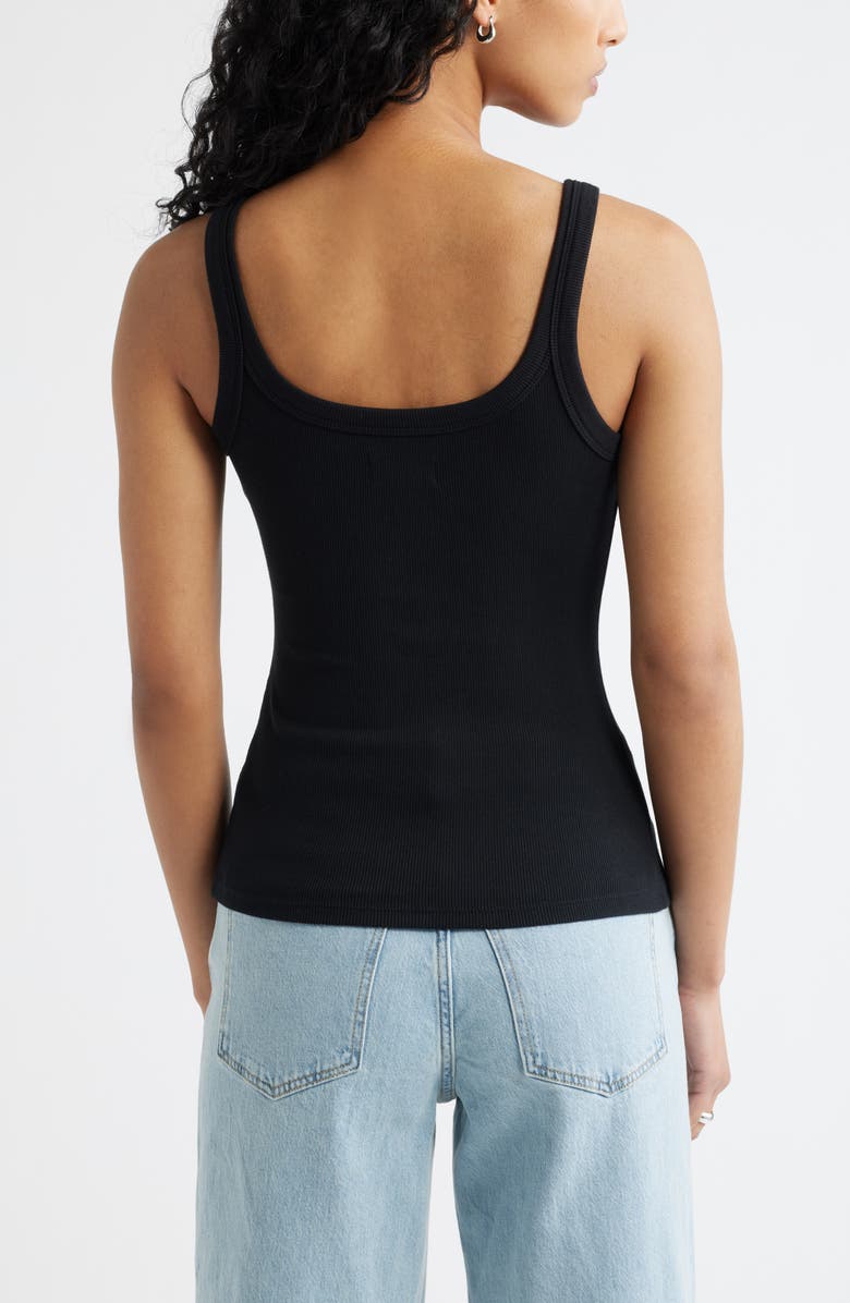 Open Edit Rib Camisole, Alternate, color, Black