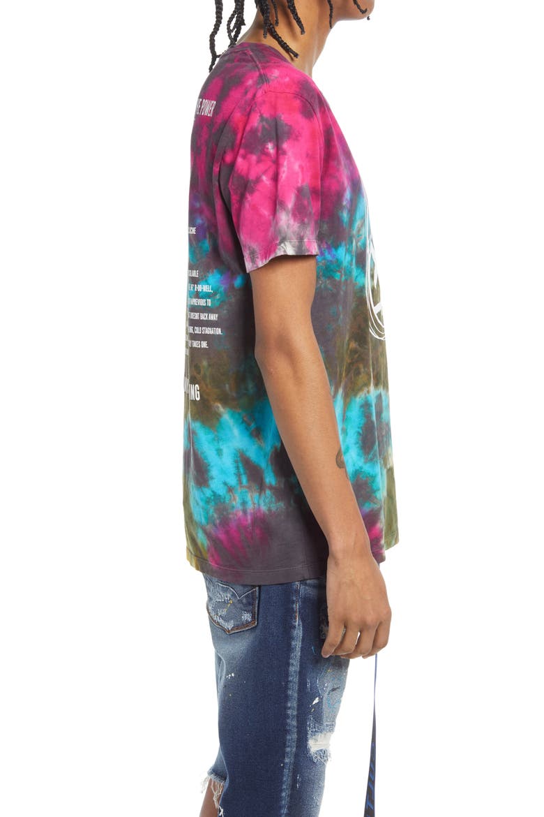 Men's Tie Dye Graphic Tee, Alternate, color, TIE DYE RAINBOW