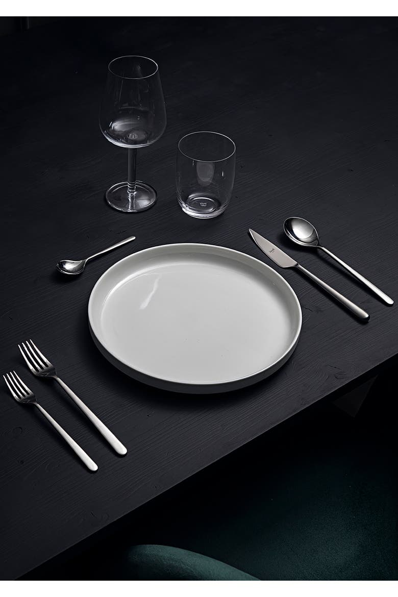 Linea Flatware Set - 5 Pieces, Alternate, color, Frozen