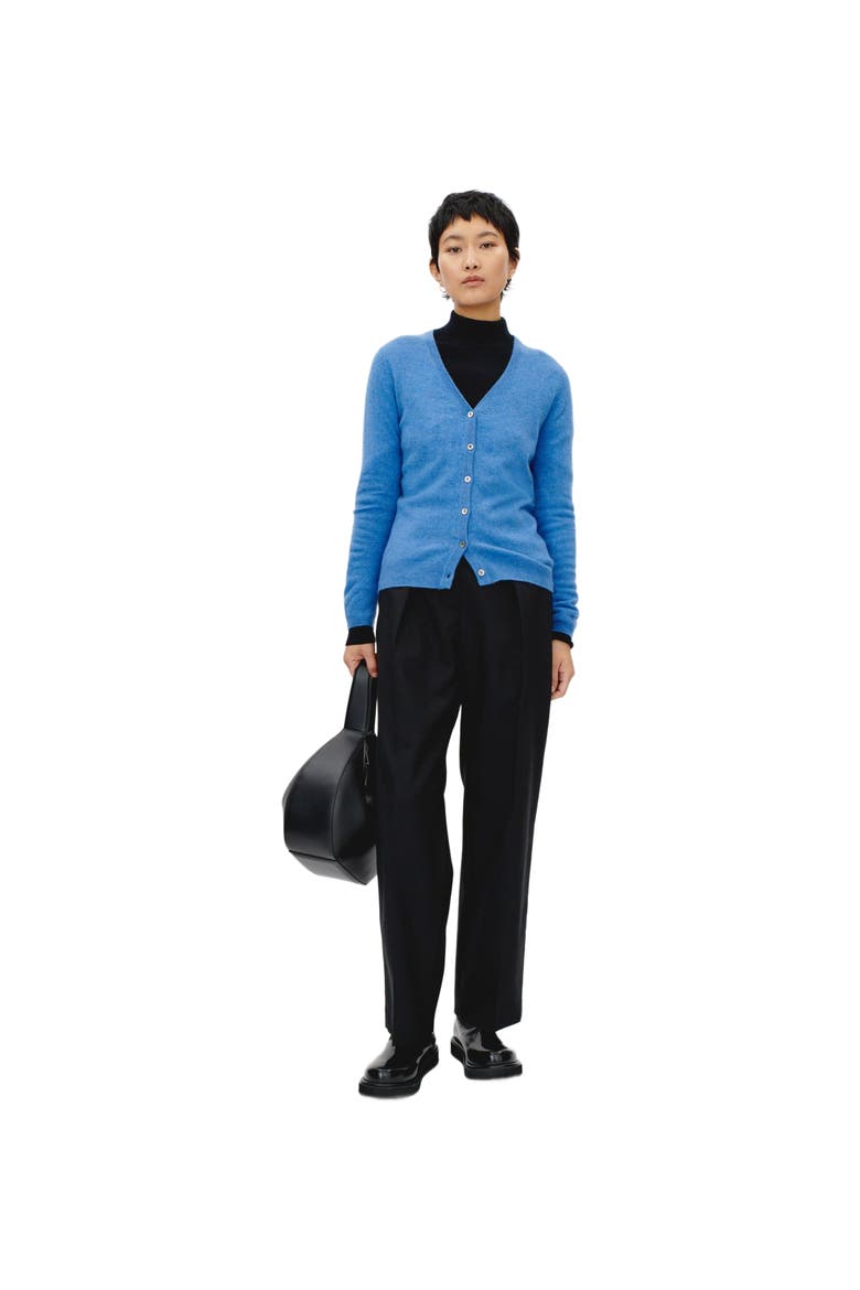 Essential Cashmere V-Neck Cardigan, Main, color, blue