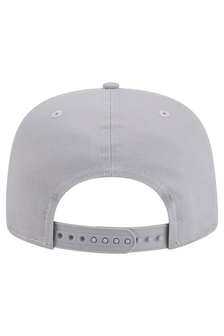 Men's New Era Gray Boston Celtics Throwback Property Of Golfer Snapback Hat, Alternate, color, Gray