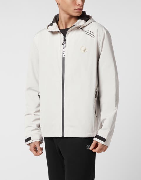 Tiger Scratch Print Windbreaker Men