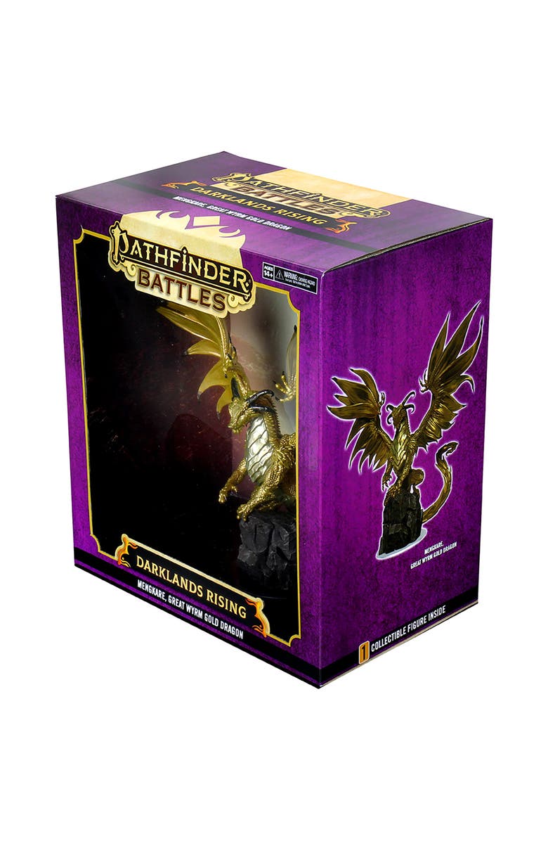 Pathfinder Battles Darklands Rising Mengkare Great Wyrm Premium Set, Alternate, color, Multicolored