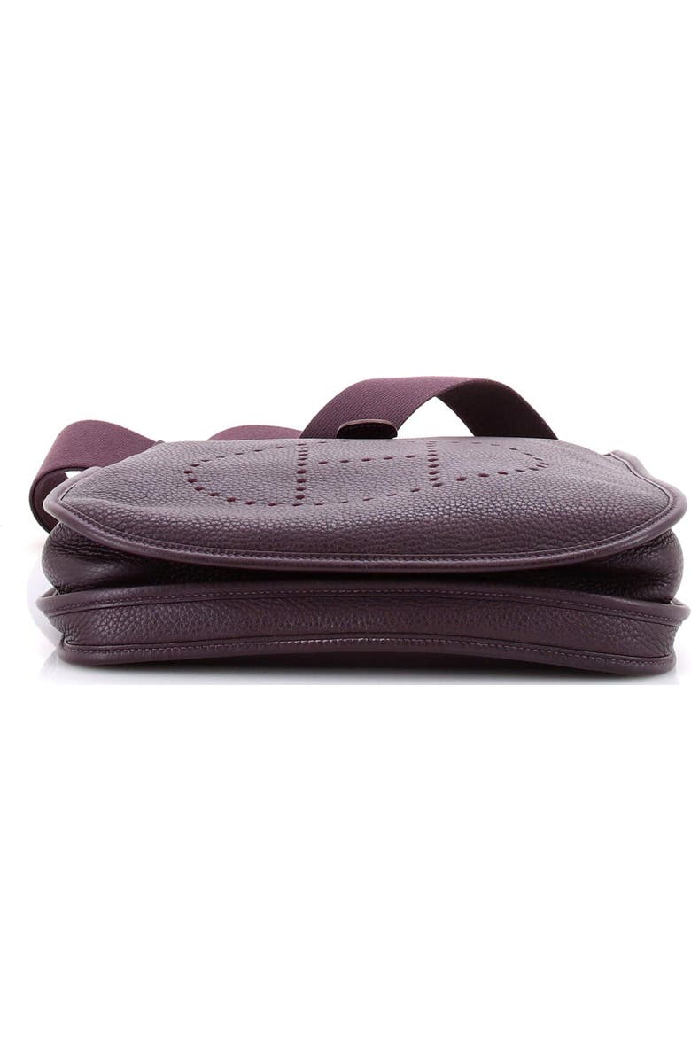 Pre-Owned Hermes Evelyne Bag Gen III Clemence PM, Alternate, color, Raisin