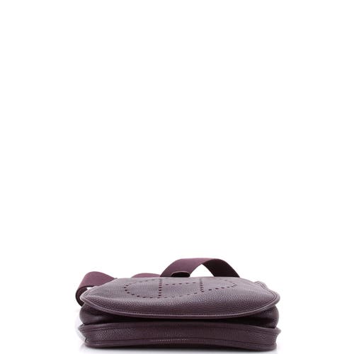 Pre-owned Hermes Hermes Evelyne Bag Gen Iii Clemence Pm In Purple