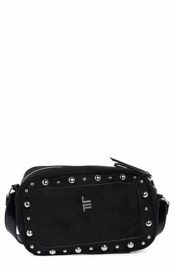 Faux Suede Bubble Studs Camera Bag