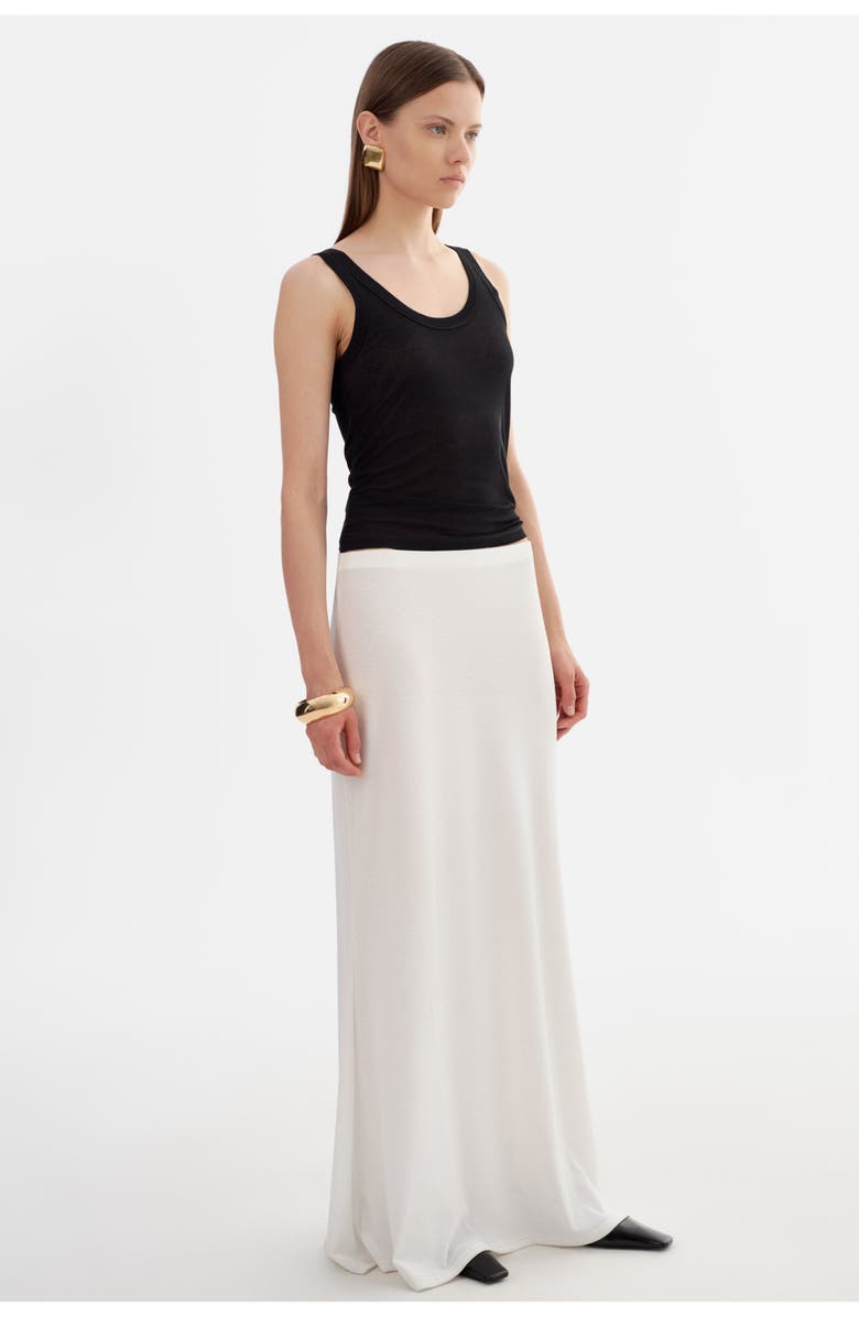 LAMARQUE Jazmin | Knit Maxi Skirt, Alternate, color, Whisper White
