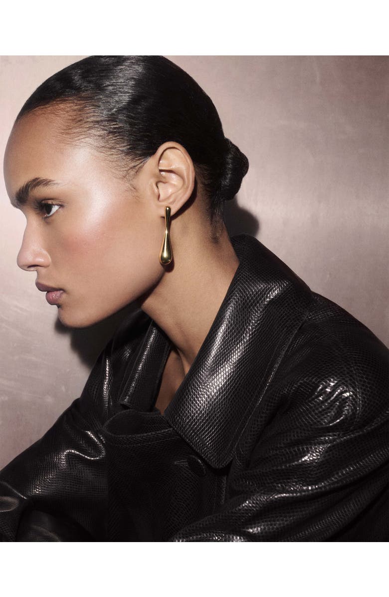 PDPAOLA Glacier earrings, Alternate, color, Gold