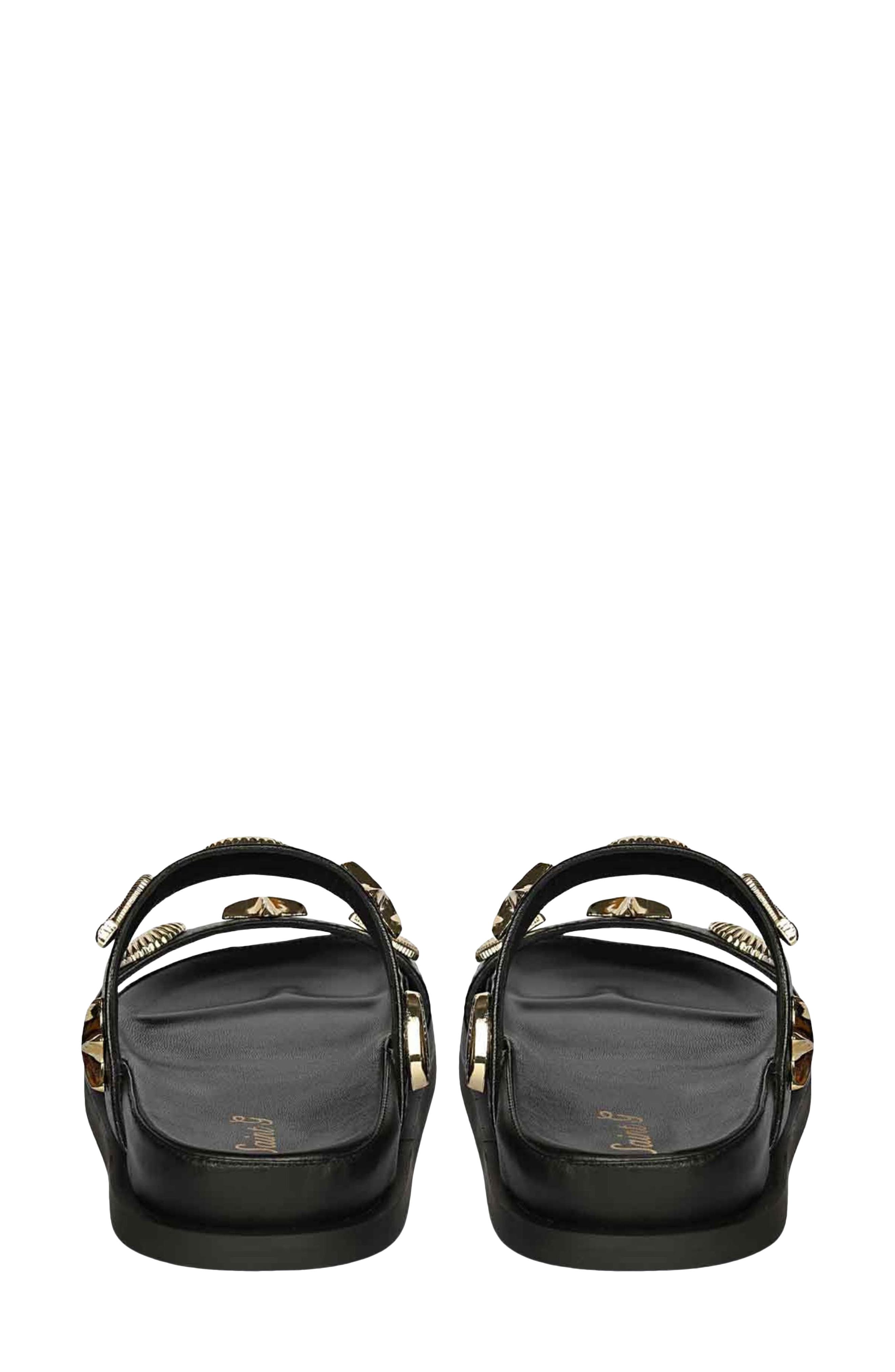 SAINT G Tara Slide Sandal, Alternate, color, Black
