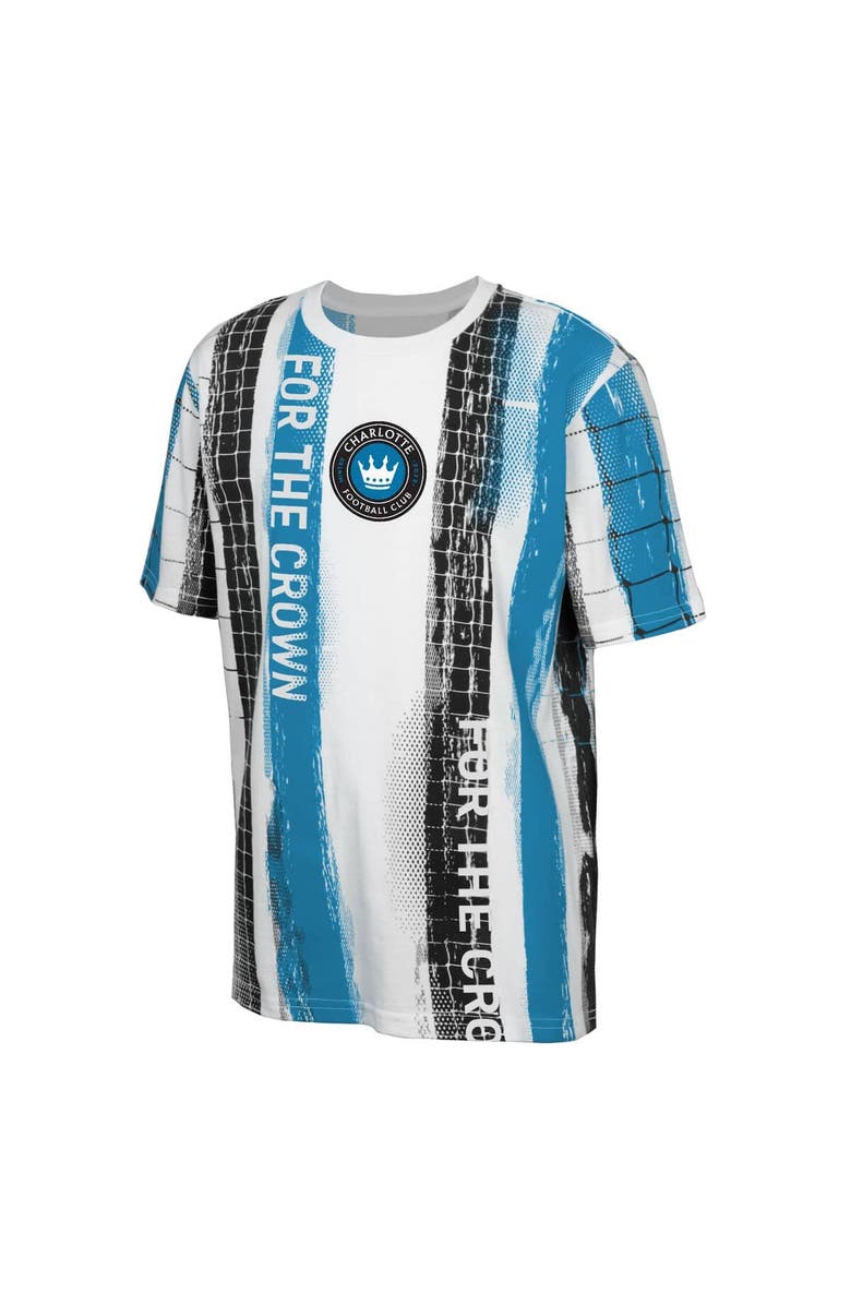 Outerstuff Youth White Charlotte FC High Stepping T-Shirt, Alternate, color, White