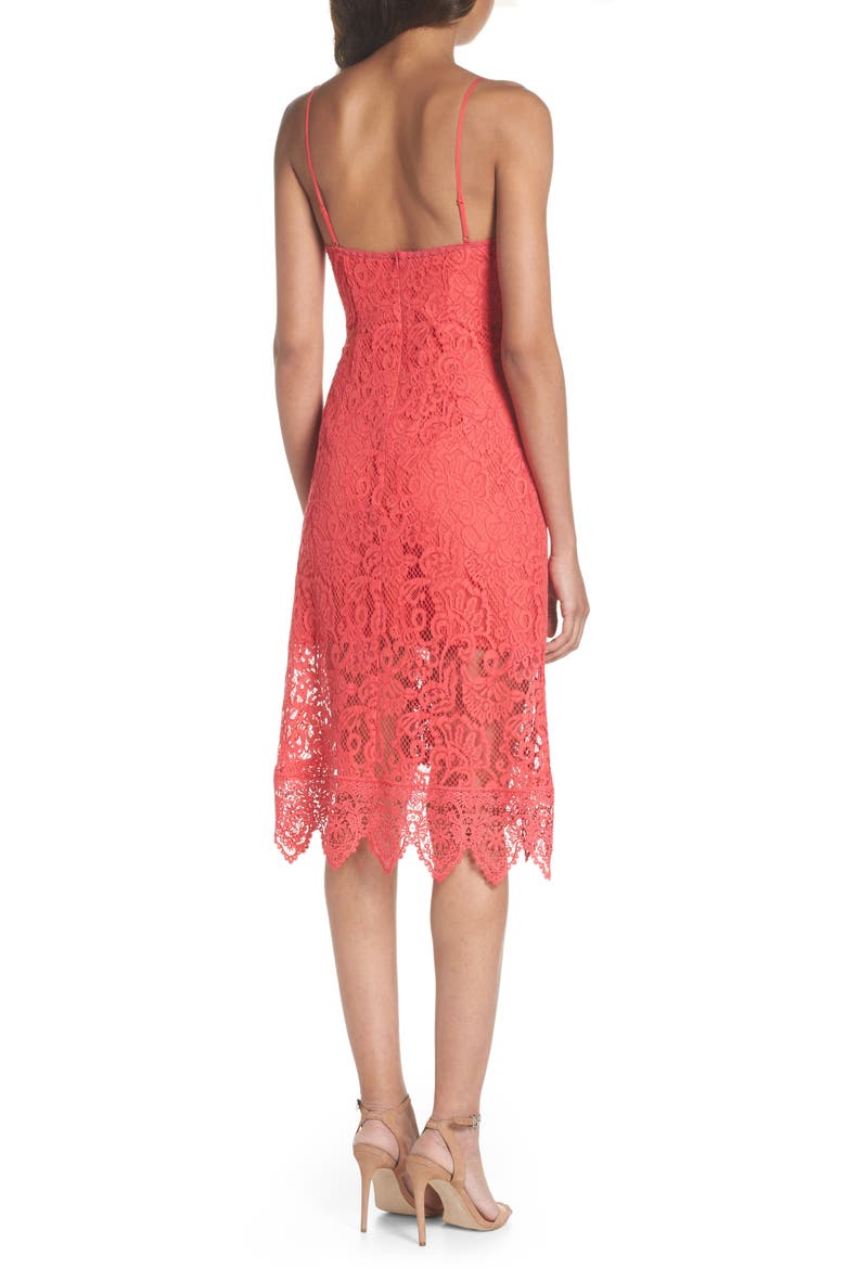 BB Dakota Rylee Sleeveless Lace Dress, Alternate, color, GLOW