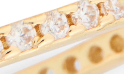 NORDSTROM RACK NORDSTROM RACK SET OF 4 CUBIC ZIRCONIA STACKABLE RINGS 